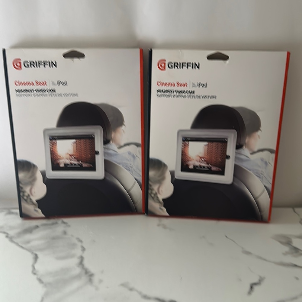 2 NEW Car Cinema seat for iPad